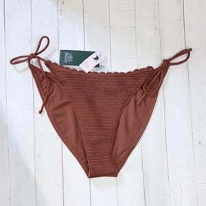 Wild Fable Crochet Front String Bikini Bottom Size M NWT